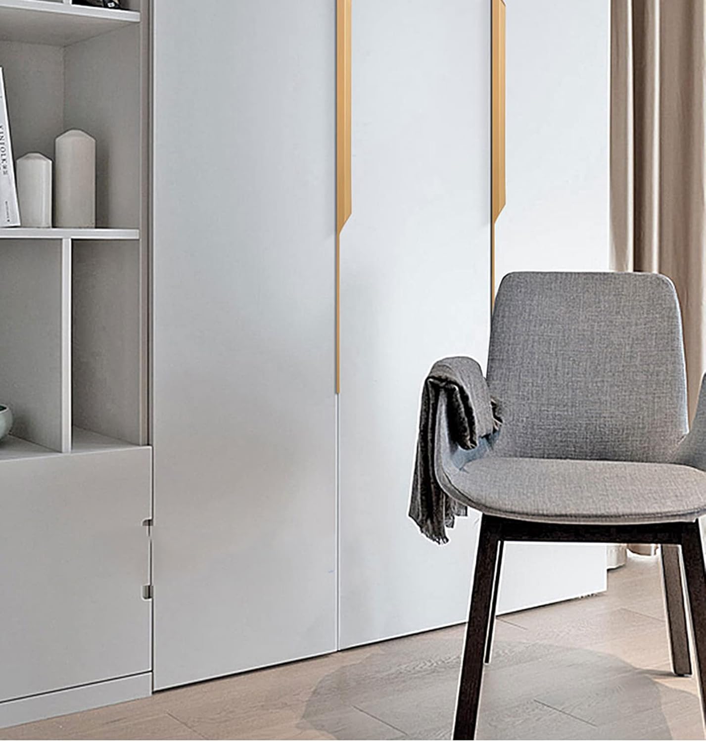 Handle, Concealed Kitchen Cupboard Handles,Cabinet Handle Drawer Pull Door Knobs,Niture Handles Hidden Handle Aluminum Invisible Pull Handles/Black/Length 1000Mm ( Color : Black , Size : Length 800Mm