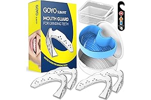 GOYO Slim FIT Pack of 4 Mouth Guard for Clenching Teeth at Night
