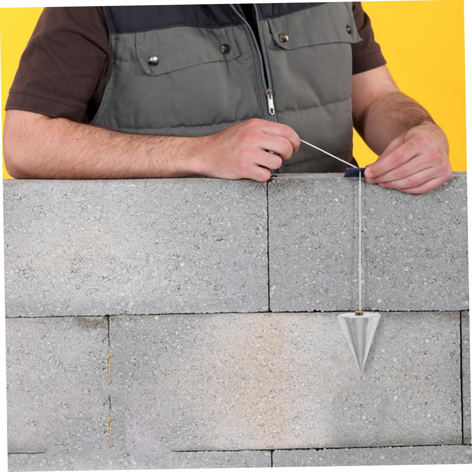 jojofuny 4piezas Martillo Vertical De Medición Para Construcción Herramienta De Plomada Para Decoración y Carpintería Para Proyectos De Renovación y Mantenimiento