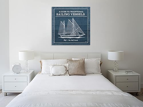 Miniatura 2 de Jaxson Rea Mary Urban - Lienzo envuelto en galería "Vintage Sailing Knots XI" (12 x 12 pulgadas)