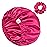 YANIBEST Adjustable Satin Bonnet Double Layer Hair Bonnet for Sleeping Bonnets for Women Hats Curly Natural Hair, Hot Pink