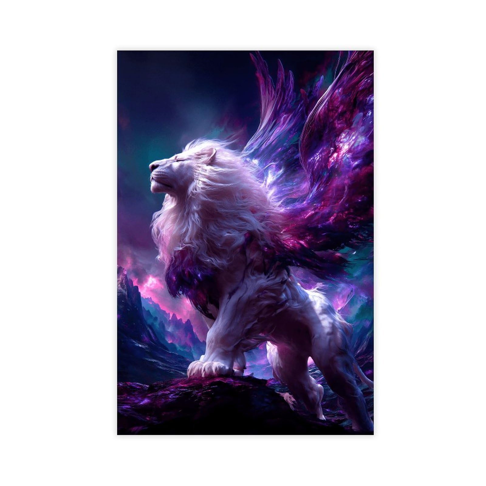 Jfecth Unframe-Style The Ascendant Poster Canvas Poster For Dorm Room Decor Gift