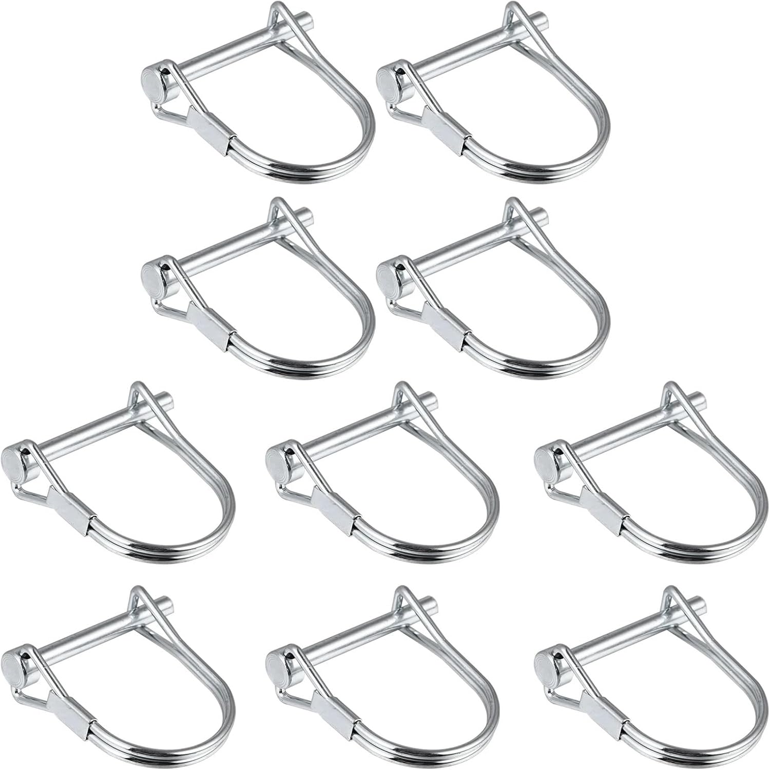 20/30pcs Safety Coupler Pin Heavy Duty Shaft Locking Hitch for Trailers Farm Garden Lawn Wire Retainer Fastener(30PCS)
