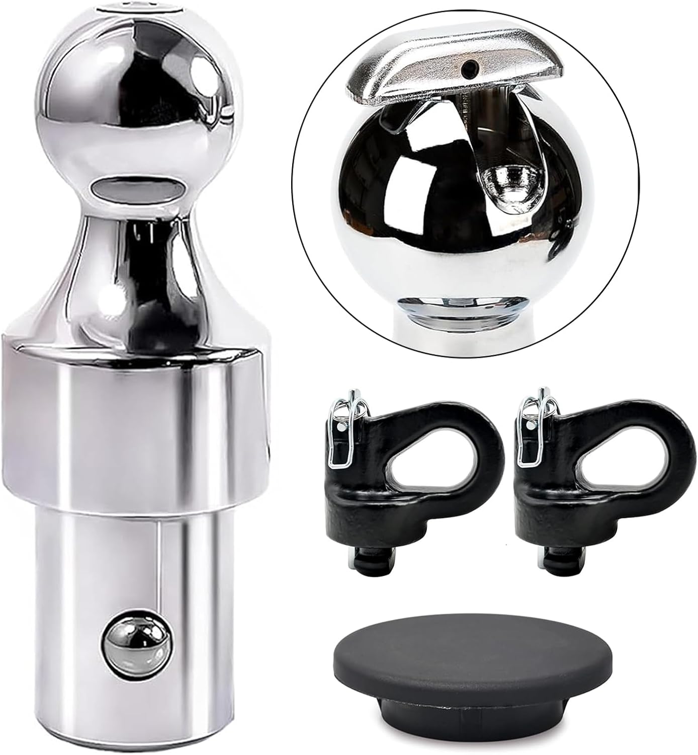 60618 Puck System Gooseneck Hitch Kit Fits for 2013-2024 Dodge RAM 2500 3500, 2-5/16 Inch Gooseneck Ball, curt60618