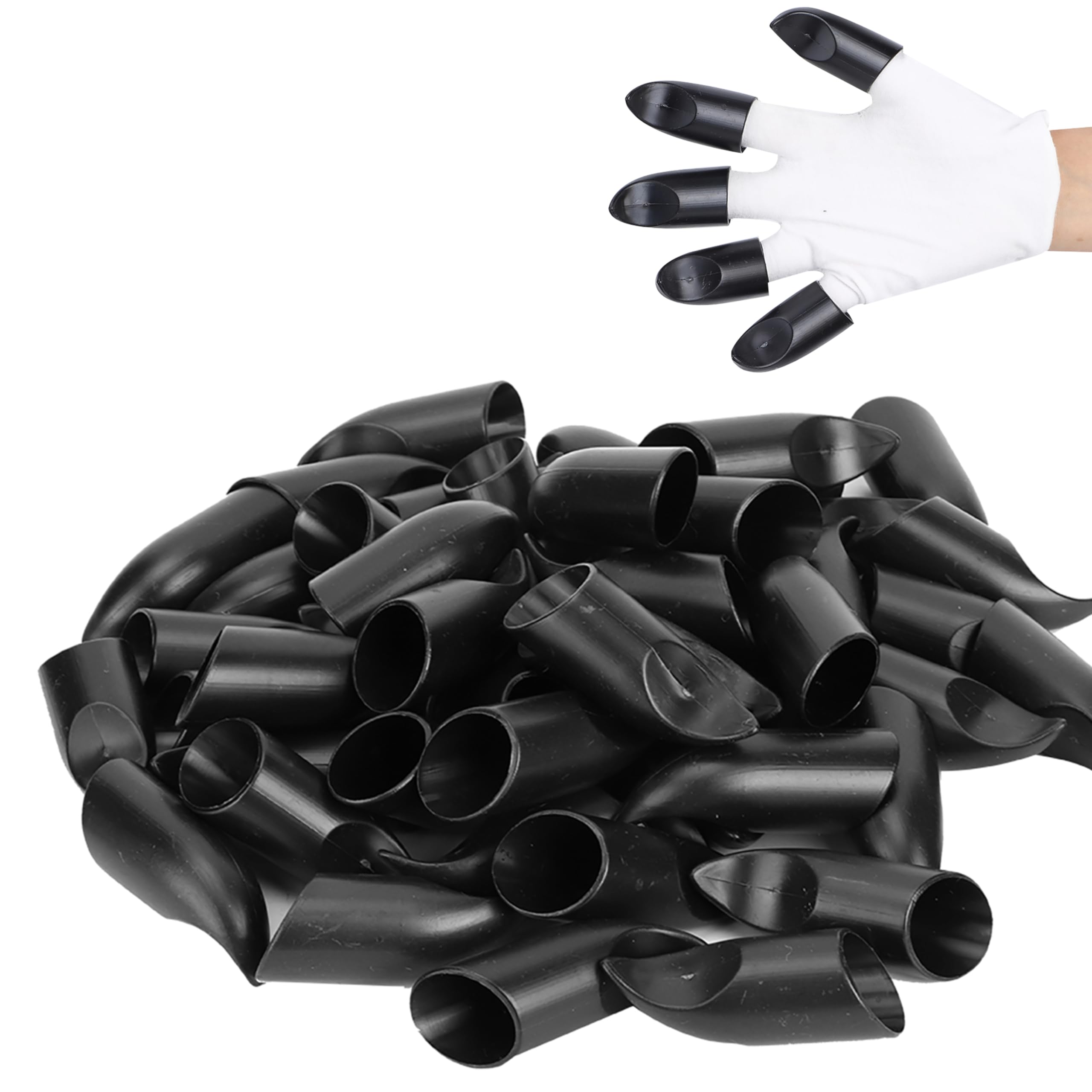 Kuuleyn Gartenhandschuhe Krallen, Grabe Finger Krallen, Pflanzen Fingerschutz Abs Handschutz Krallen Handschuhe Zubehör Werkzeug Keine Handschuhe, nur 