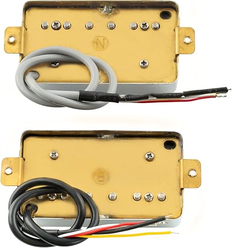 Miniatura 4 de Wilkinson Vintage Tone Alnico - Juego de 5 pastillas Humbucker para guitarra eléctrica estilo Les Paul, cromada