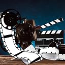 Gejoy 2 Rolls Filmstrip Tape Movie Party Decorations, 6 Inch X 66 ft gallery image
