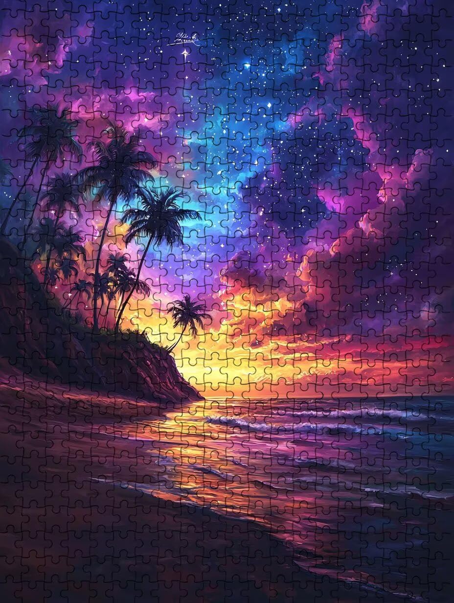 Puzzle 5000 elementów, puzzle dla dorosłych artystyczna plaża sen, puzzle gra, drewniane układanki, niemożliwe klasyczne układanki, do gry edukacyjnej wyzwanie zabawki, układanki rodzinne DX0YL5-702