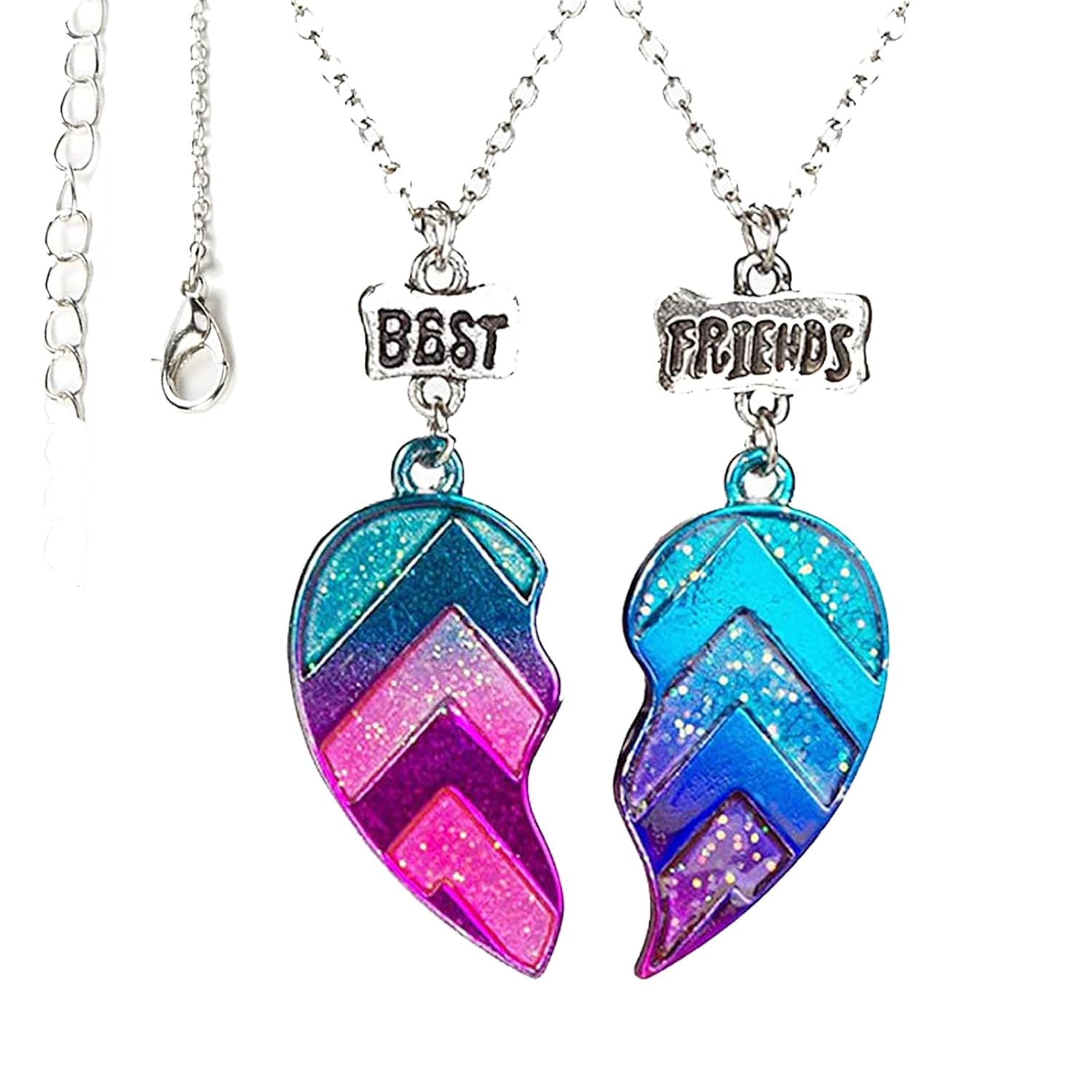 Zytiqt 2 Pieces Best Friend Necklace, Friendship Necklace for 2 Girls, BFF Necklace Set with Heart Pendant, Fashion Jewelr... - Review, Price and Buying Guide