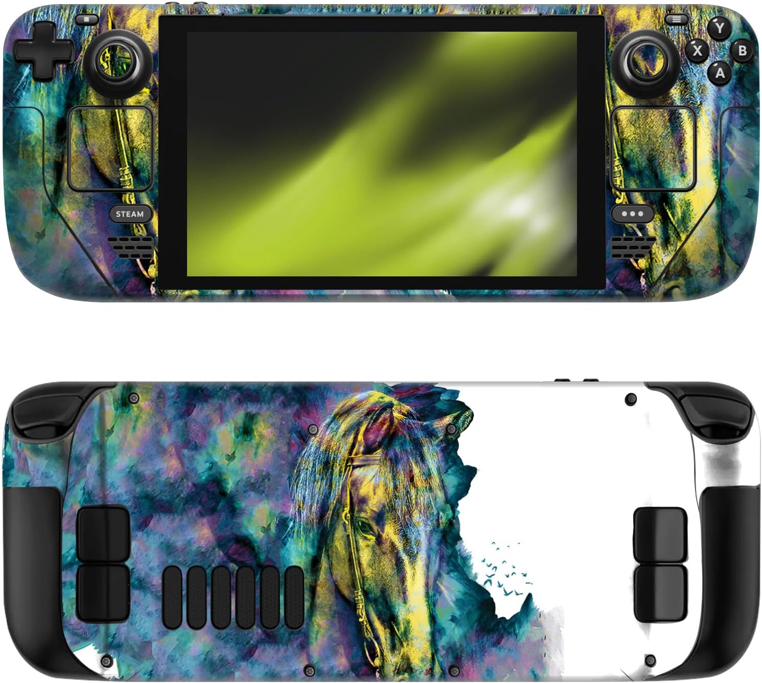Head Case Designs Officially Licensed Riza Peker Skull Art Mix Vinyl Sticker Skin Decal Cover Compatible with Valve Steam Deck