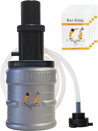 Bar-King Kit de limpieza de línea de cerveza Kegerator de conexión rápida. Ahora puedes limpiar tus líneas de cerveza tan fácilmente como cambiar un
