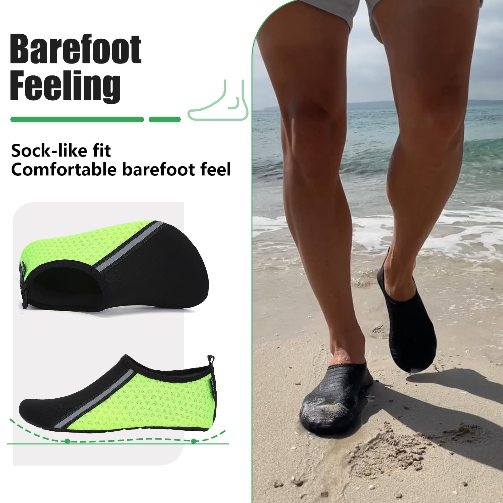 SAGUARO Scarpette da Scoglio Scarpe da Sport Acquatici, Unisex