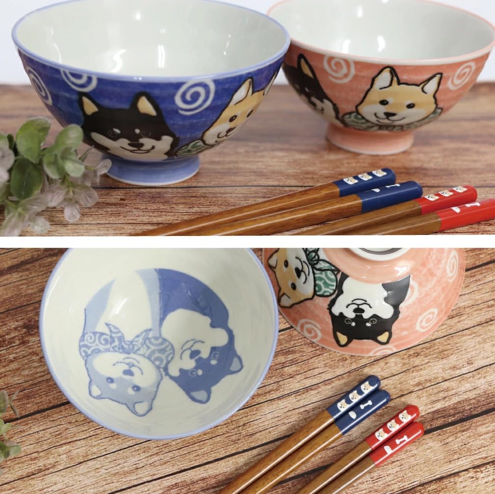 Amazon｜田中箸店 柴犬 茶碗 (大)｜飯碗 オンライン通販