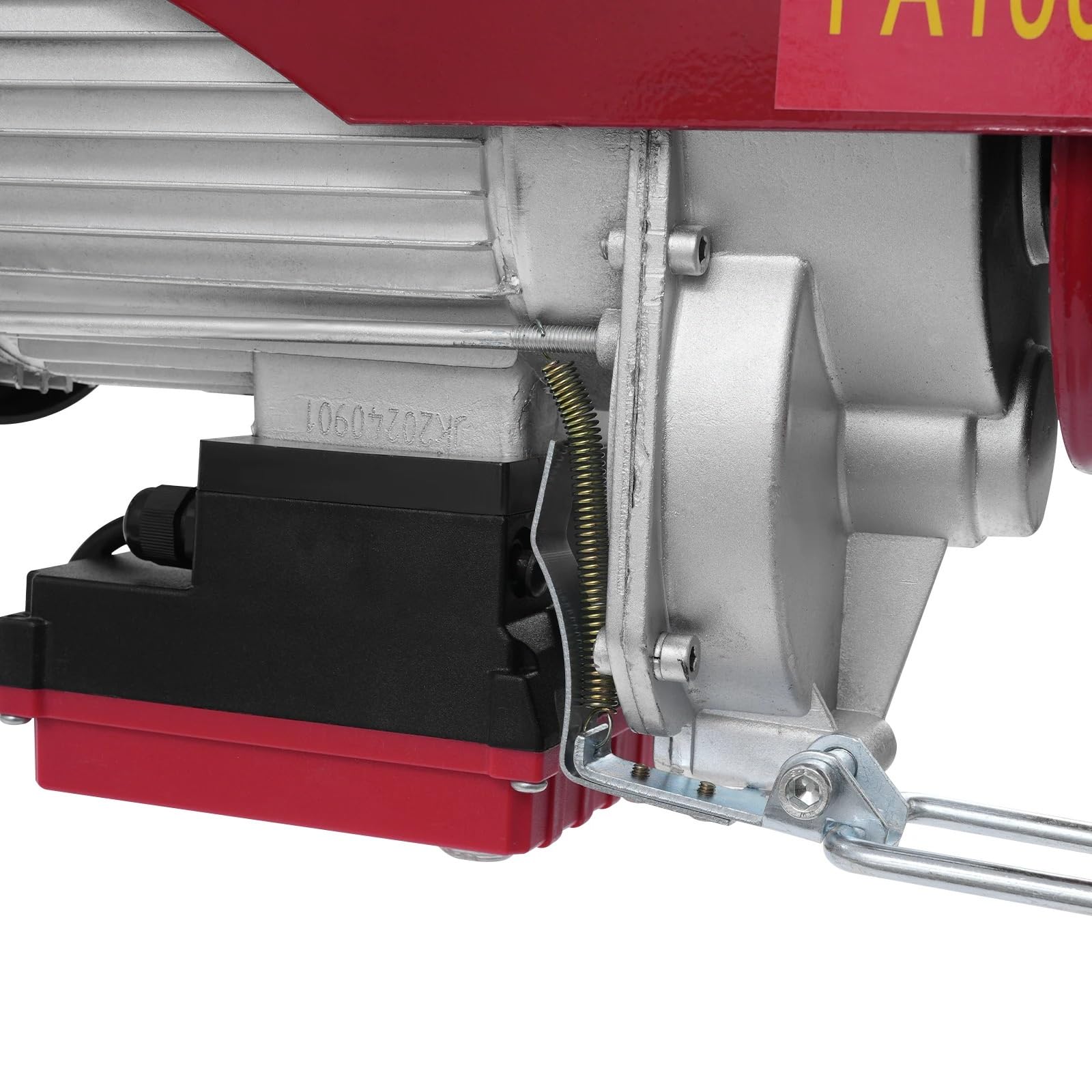 Argani elettrici Paranco elettrico a doppia fune da 1000 kg Gru 12 m/39,37 piedi Argano con cavo per telecomando senza fili W Paranco Elettrico da Puleggia