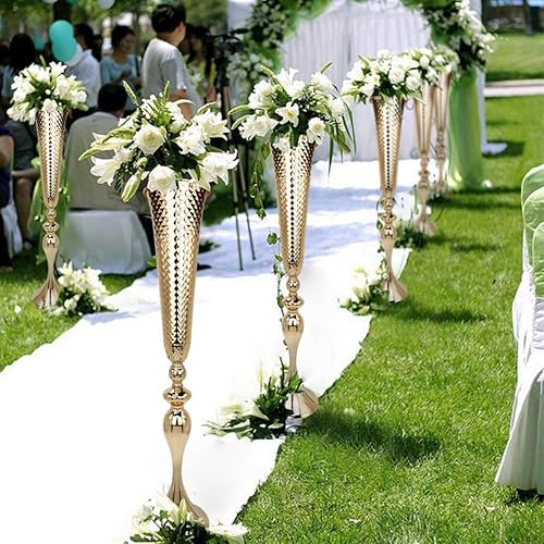 Miniatura 4 de 2 jarrones de entrada de hierro exquisitos, decoración de lugar de boda, aniversario, ceremonia, fiesta, cumpleaños, evento, pasillo, escritorio,