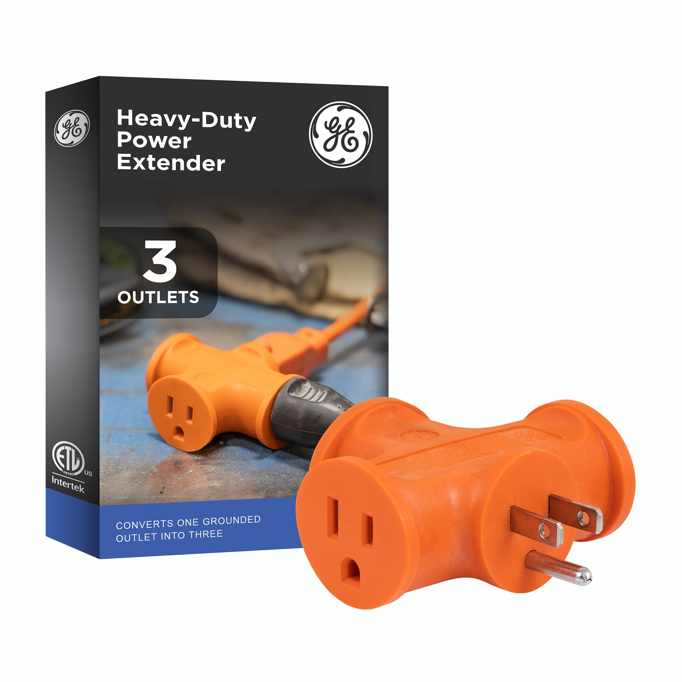 GE 3 Outlet Adapter - Expand Your Power! -1