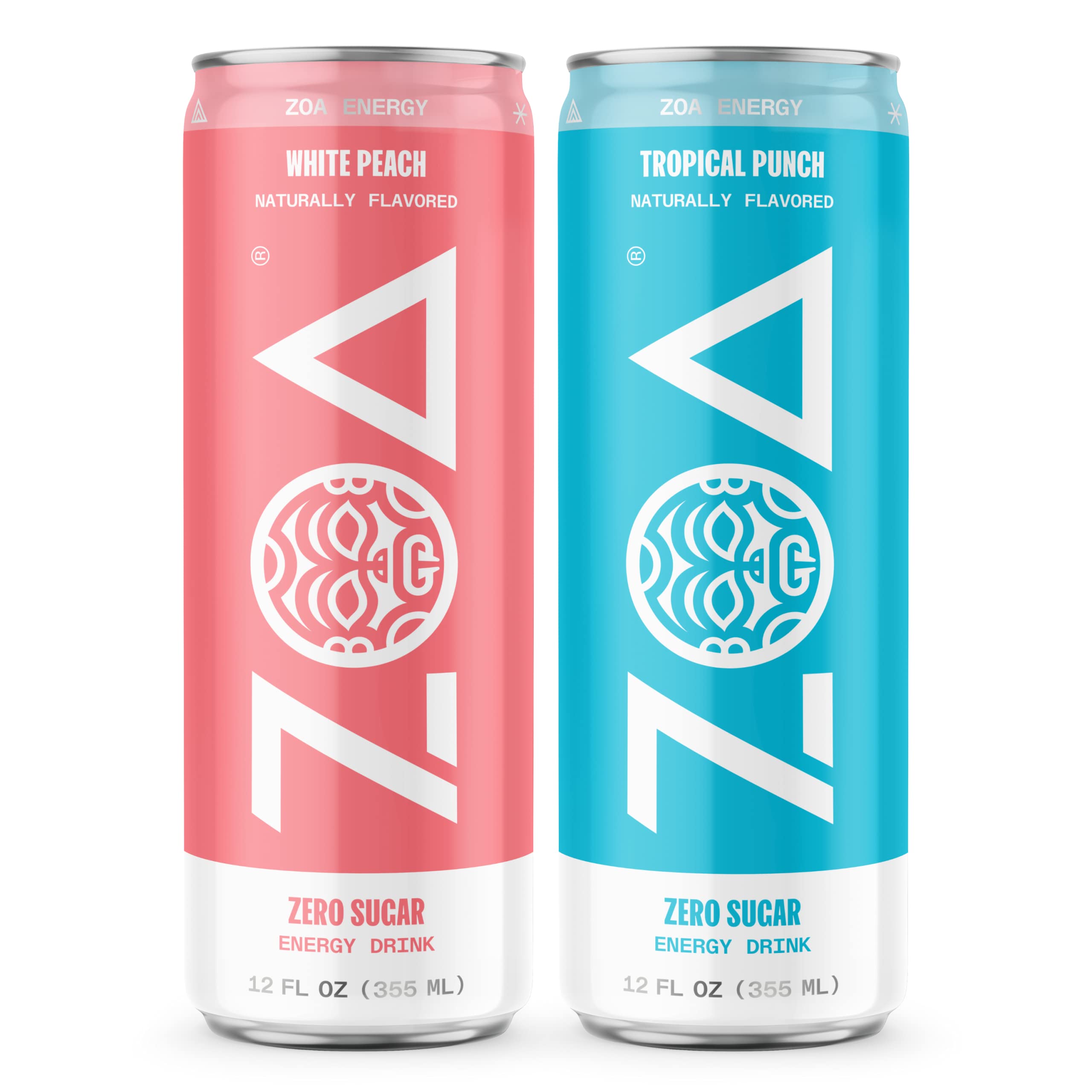 Buy ZOA SugarFree Energy Drink Bundle 12 Fl Oz, (24 Pack) y C, B6