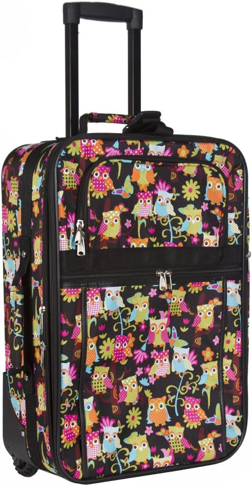 Owl Print Carry On Luggage