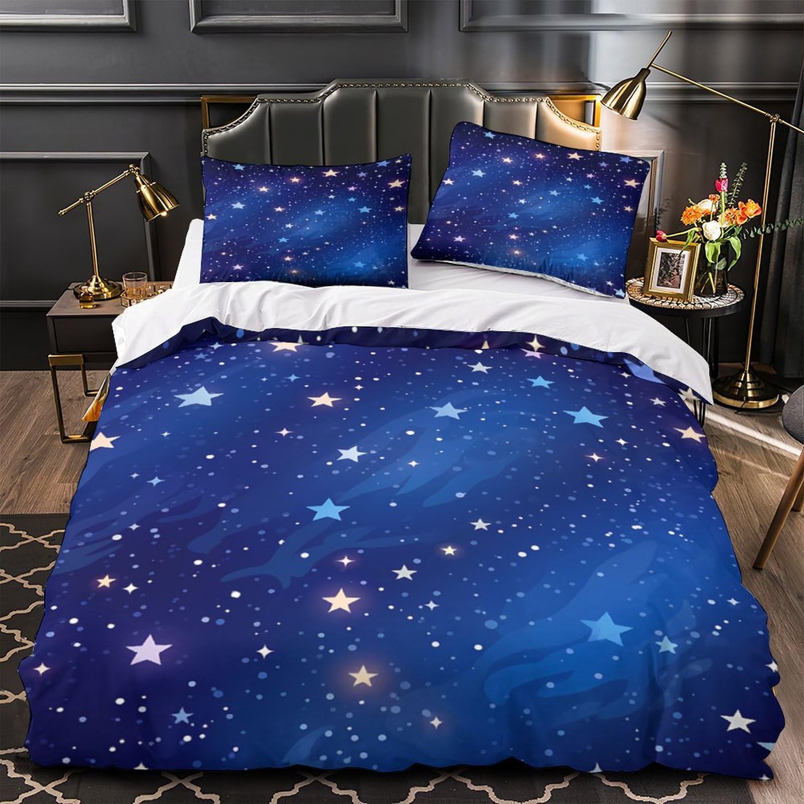 Housse de couette espace cosmique pour transformer la chambre de votre ado en un vrai cocon