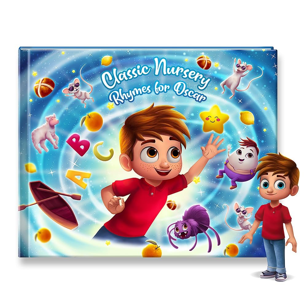 STORYBUG Personalized Nursery Rhymes Personalized Story Book - Personalized Children's Book with Name