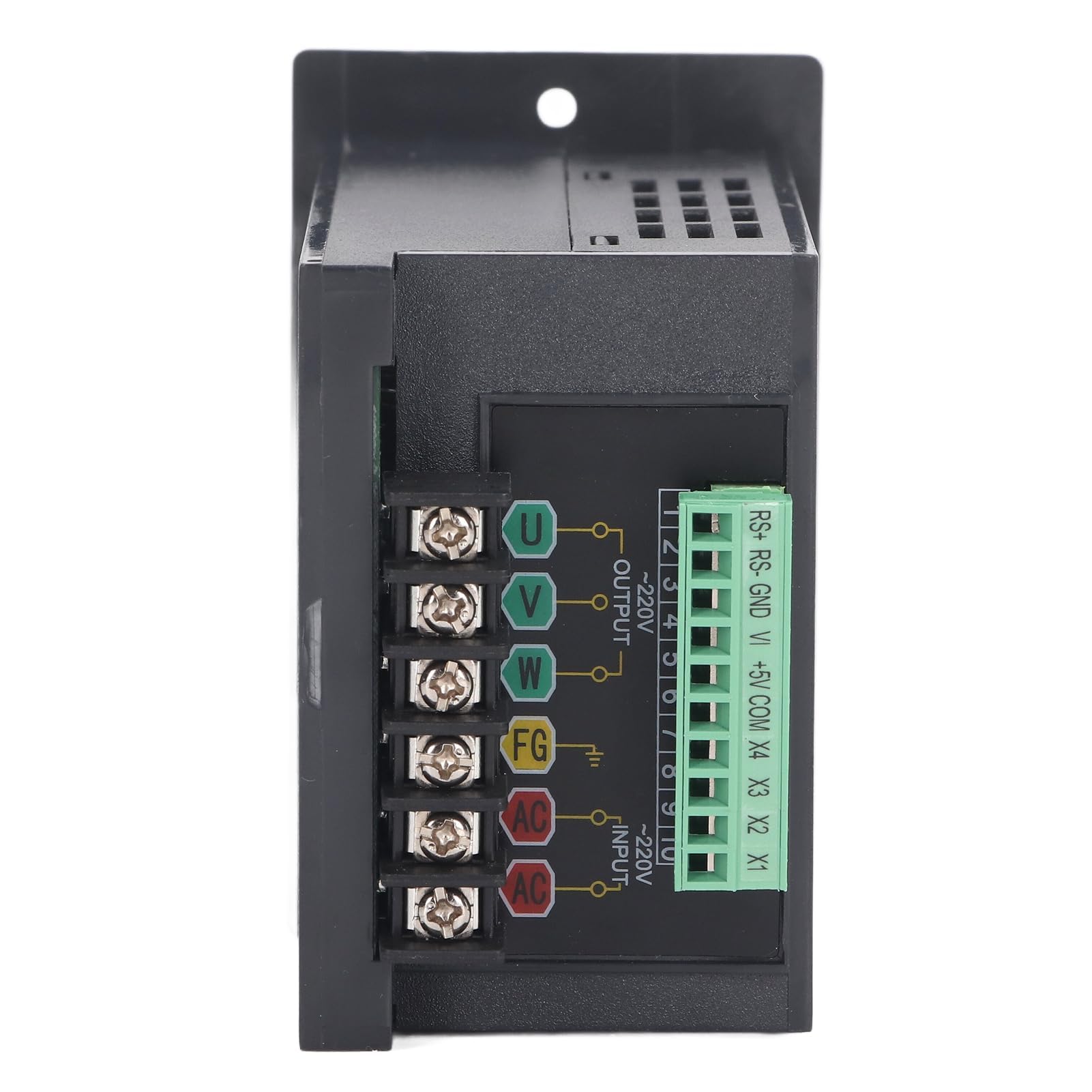 Convertitore di Azionamento a Frequenza Variabile 1.1KW LED Digital Motor Inverter Inverter di Controllo Vettoriale Ingresso 1PH 176‑264V Uscita 3PH 0‑220V