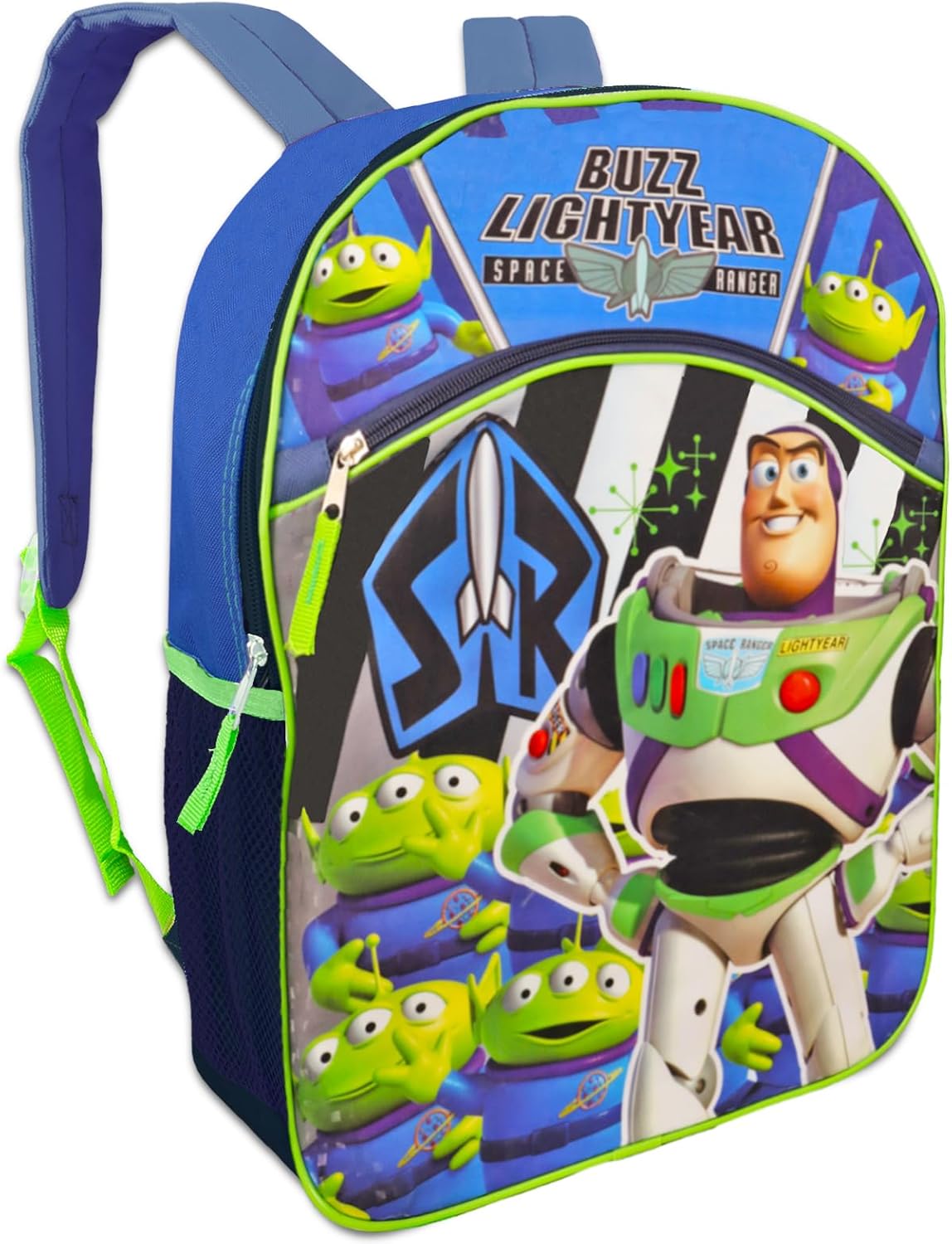 Disney Toy Story Backpack for Kids - Bundle with 15" Buzz Lightyear Backpack, Water Bottle, Stickers, and More | Toy Story Backpack for Boys - Image 2