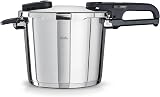 Fissler Vitaquick Pressure Cookers Set of 3 (2 Pressure Cookers with Metal Lids 3.5 L and 6 L, 1 Extra Glass Lid), Induction - 4
