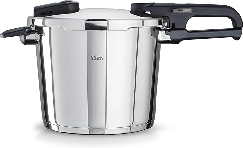 Fissler Vitaquick Pressure Cookers Set of 3 (2 Pressure Cookers with Metal Lids 3.5 L and 6 L, 1 Extra Glass Lid), Induction - 4