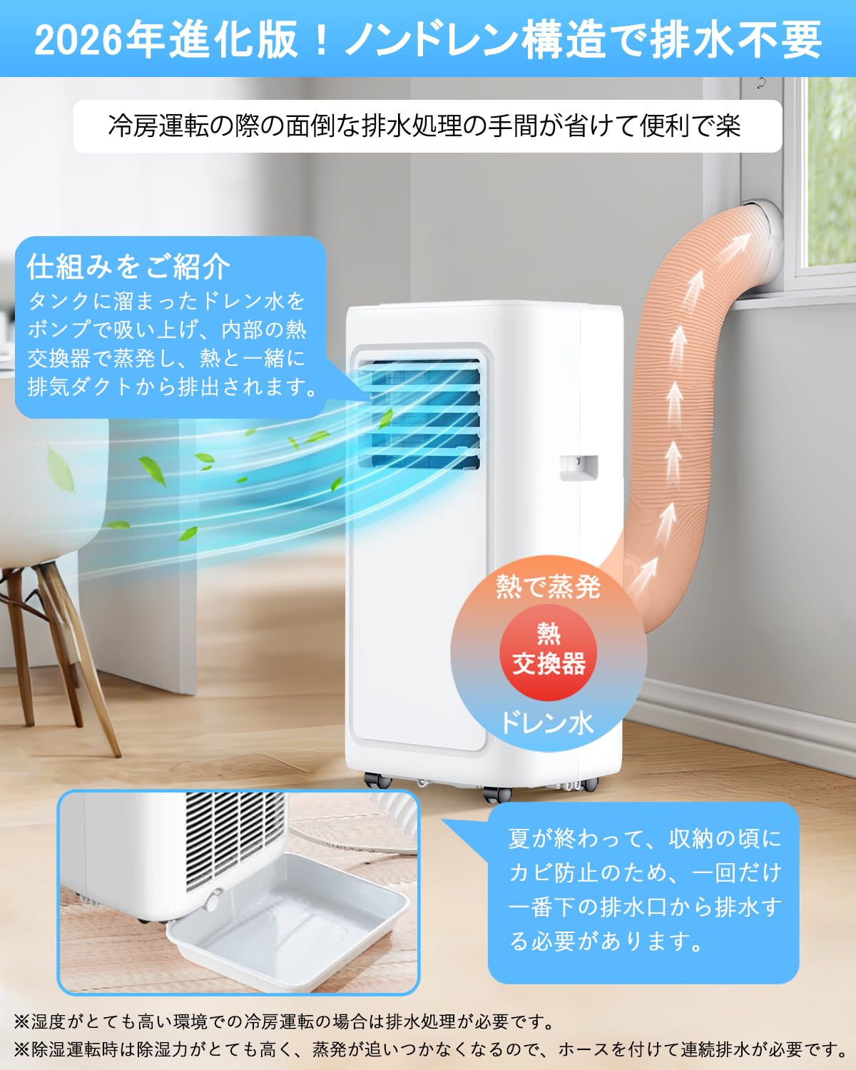 JYWINA　スポットクーラー 　JHS-A019 Amazon | JYWINA スポットクーラー 家庭用 移動式エアコン【2026新型