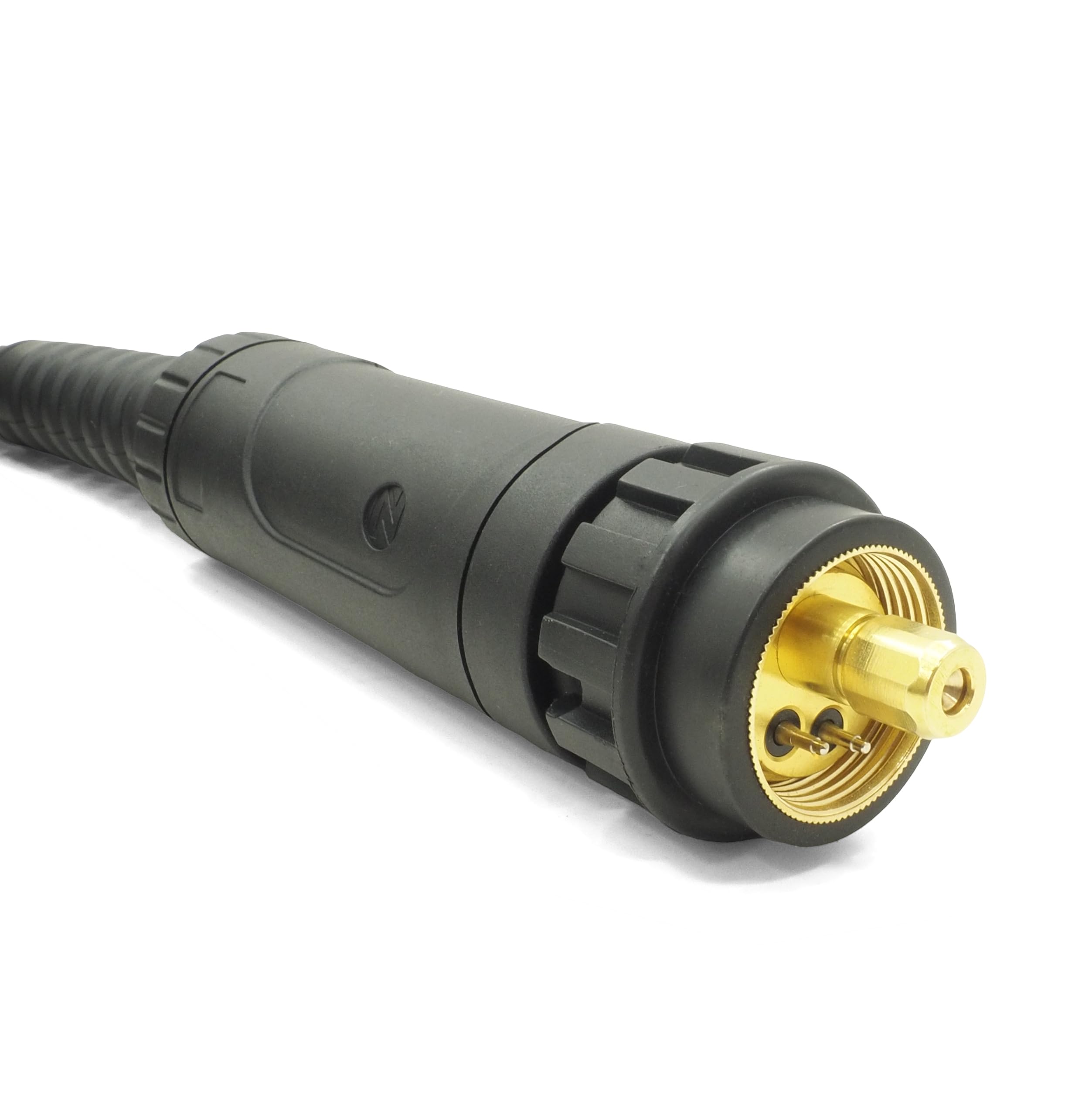 MB-25 AK-25 TW-25 Tuyau de soudage MIG MAG Tuyau de soudure à gaz de protection 230 A CO2/MIX Fil 0,8-2,4 mm Refroidi au gaz professionnel Jaune 3/4/5 m 5 m