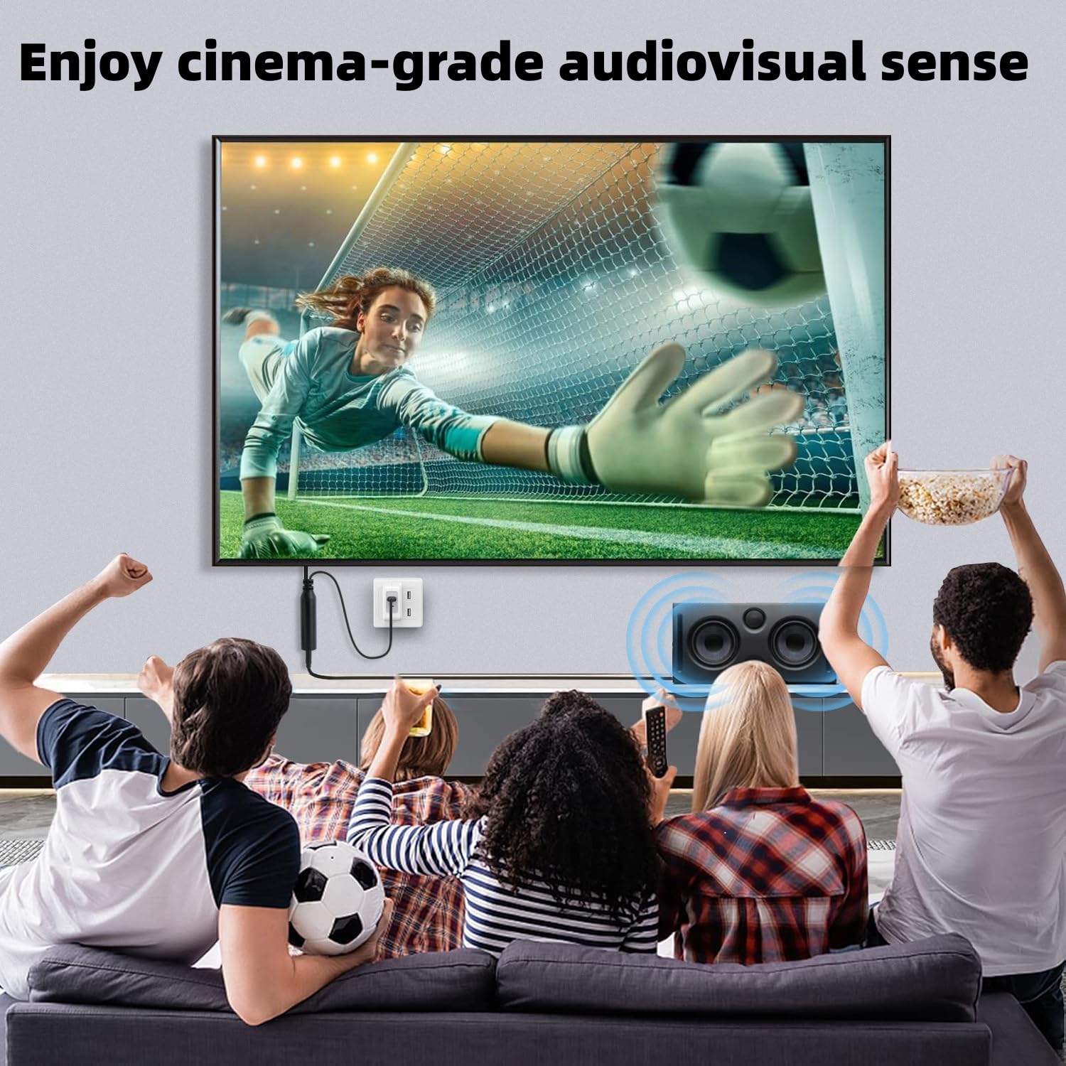192KHz DAC Optical to Dual 1/4" TS Converter,Optical Audio Cable to Dual 6.35mm AUX Converter for HDTV DVD Set-top Boxes Out to Speaker Audio Mixer(Unidirectional O-ptical to 6.35mm)