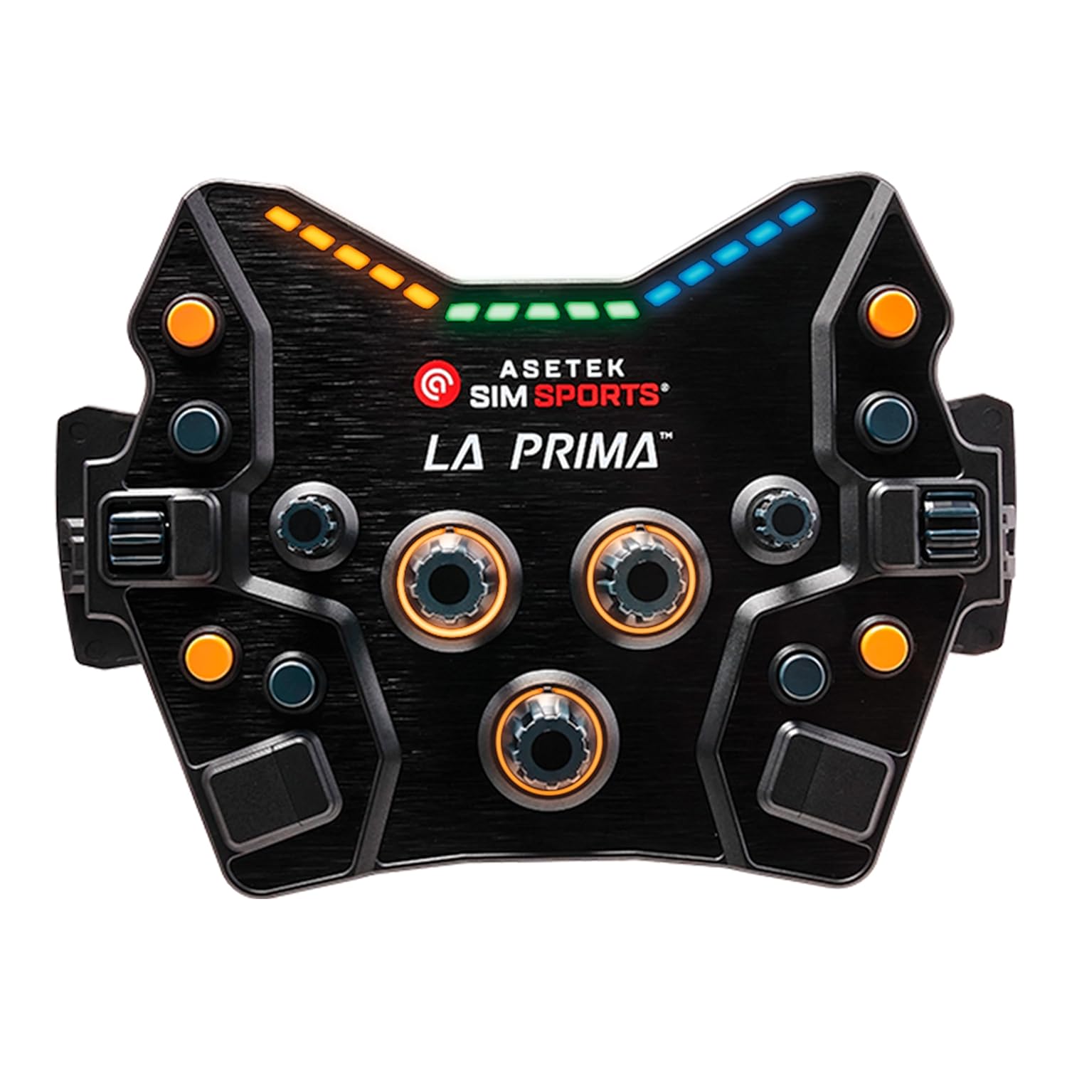 ASETEK La Prima GT Button Box | Sim Racing Control Panel for Gaming Steering Wheel | Steering Wheel PC Accessory for Ultimate Racing Experience | High Precision & Customizable Controls