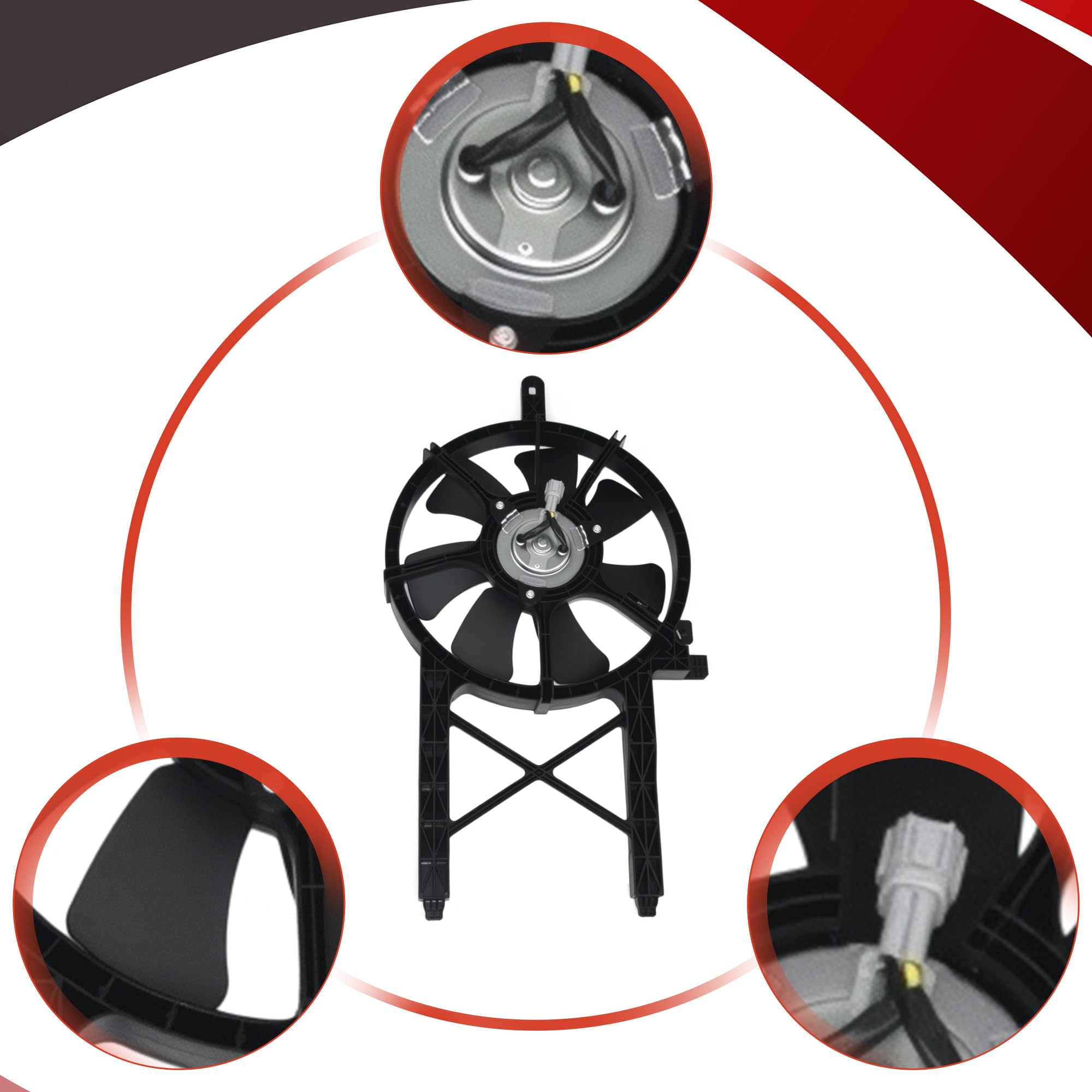 Amazon.com: PartsFlow A/C Condenser Cooling Fan for 2005-2019