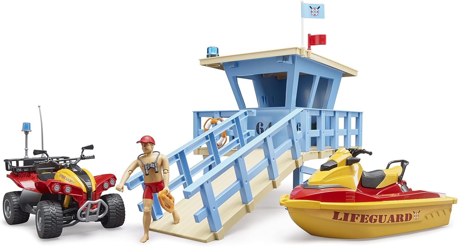 bworld 62780 Life Guard Station w Quad and Personal Water Craft