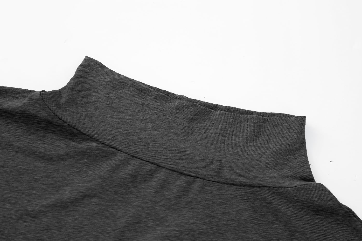 Kindcall Lightweight Mock Turtleneck Crop Tops Long Sleeve Casual Base Layer for Women - Image 5