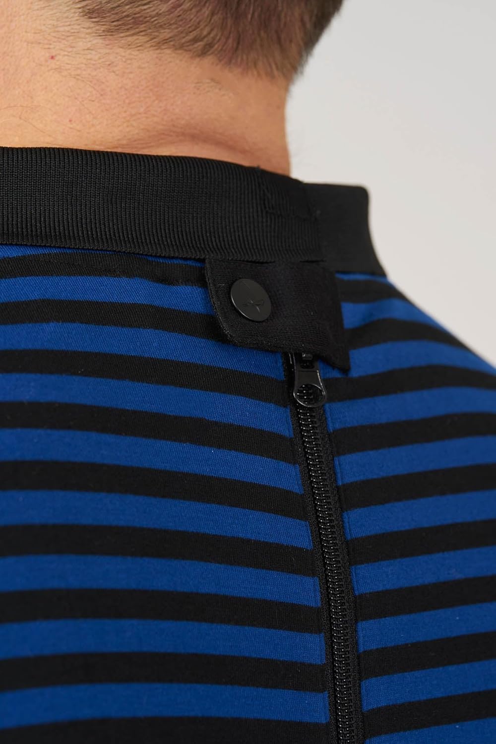 Ovidis Long-Sleeved Dementia Clothes - Alzheimers Anti-Strip Jumpsuit with Back-Zipper for Elderly Men - James - Image 4