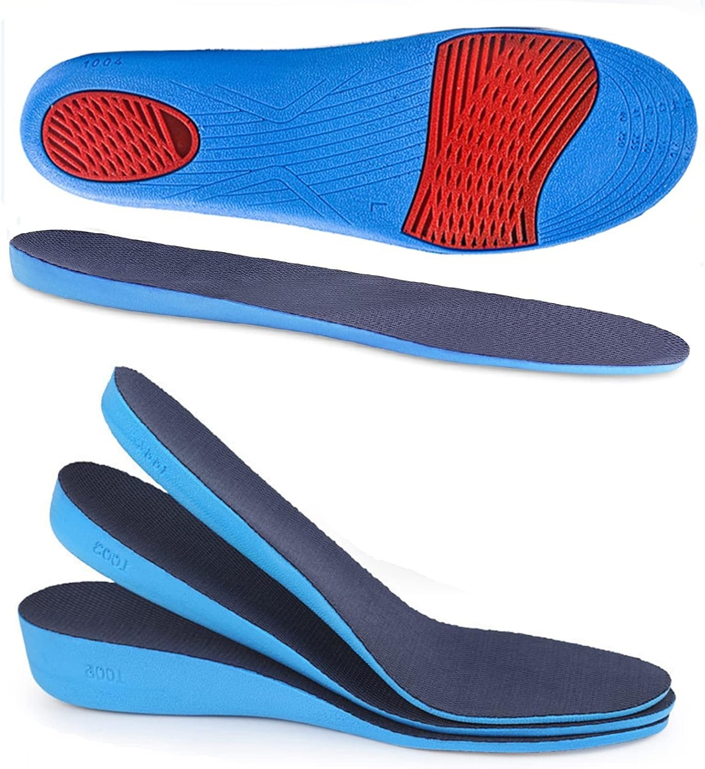 StarJungle Height Increase Insoles for Men Women Shoes