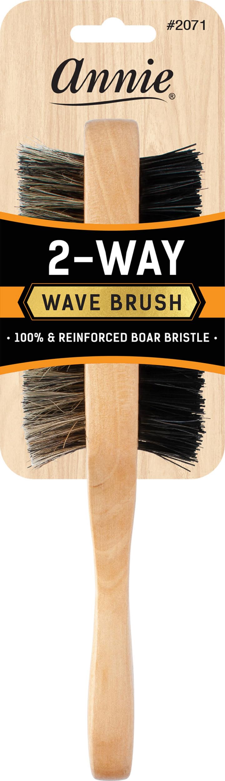 Amazon.com : Annie 2-Way Wave Brush 100% Reinforced Boar Bristle