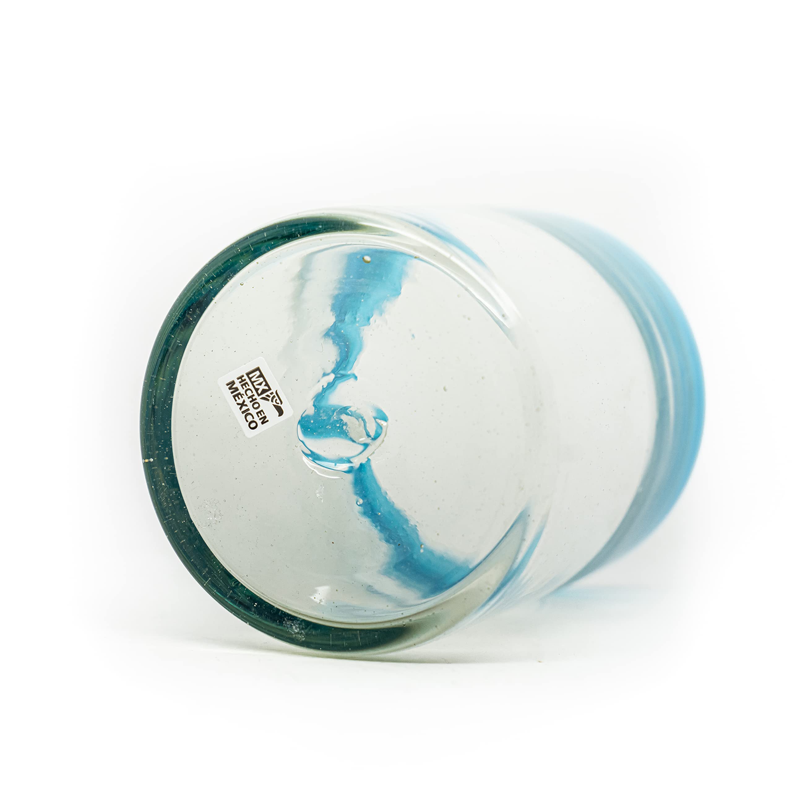 LOT DE 6 Verres Soufflés Et Taillés En Cotes Plates H 11 Cm Début