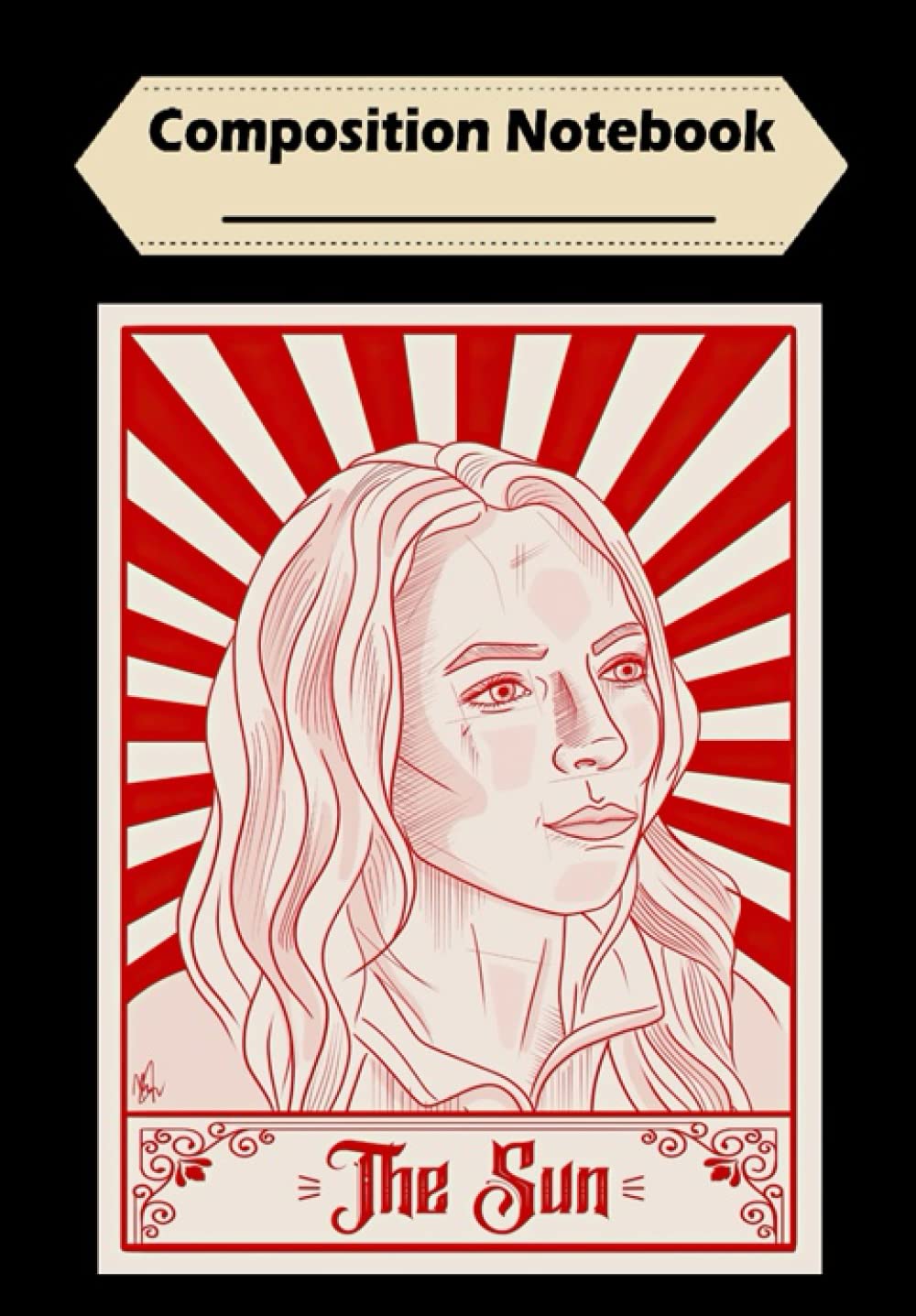 Composition Notebook: Killing Eve VILLANELLE SUN Classic, Journal 6 x 9, 100 Page Blank Lined Paperback Journal/Notebook