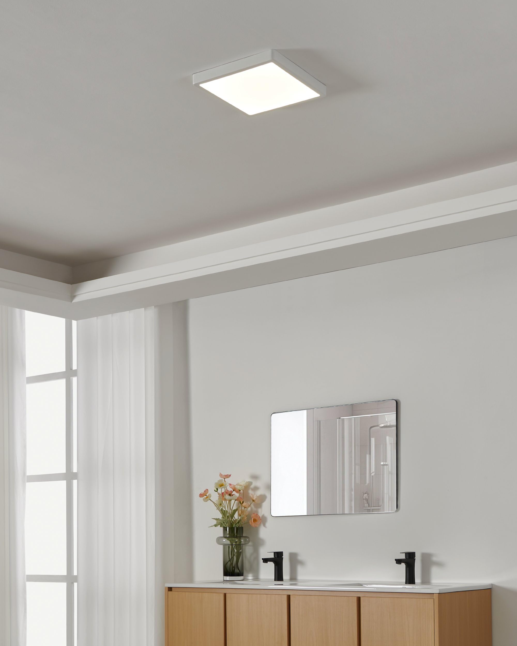 Eglo Led plafoniera Fueva 5, luce da superficie, lampada da soffitto