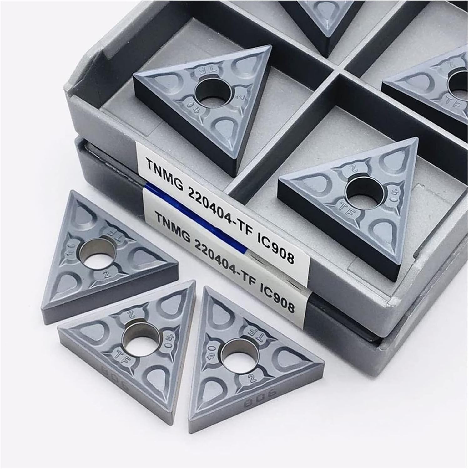 Hardware Milling Cutter External Turning Tool TNMG 220408 TF IC907 IC908 TNMG220404 TF IC907 IC908 Carbide Insert Turning Tool CNC Lathe Tool