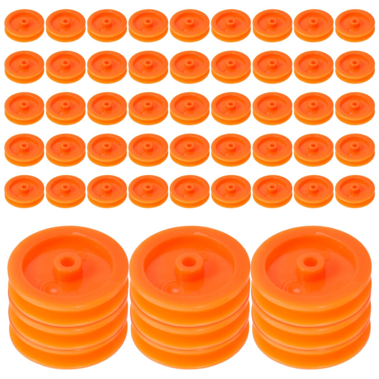 ULTECHNOVO 1set Plastic Pulley Toy Pulley for Rc Car Belt Mini Gear Multipurpose Plastic Model Accessories DIY Parts Gear Wheel Mute 100pcs