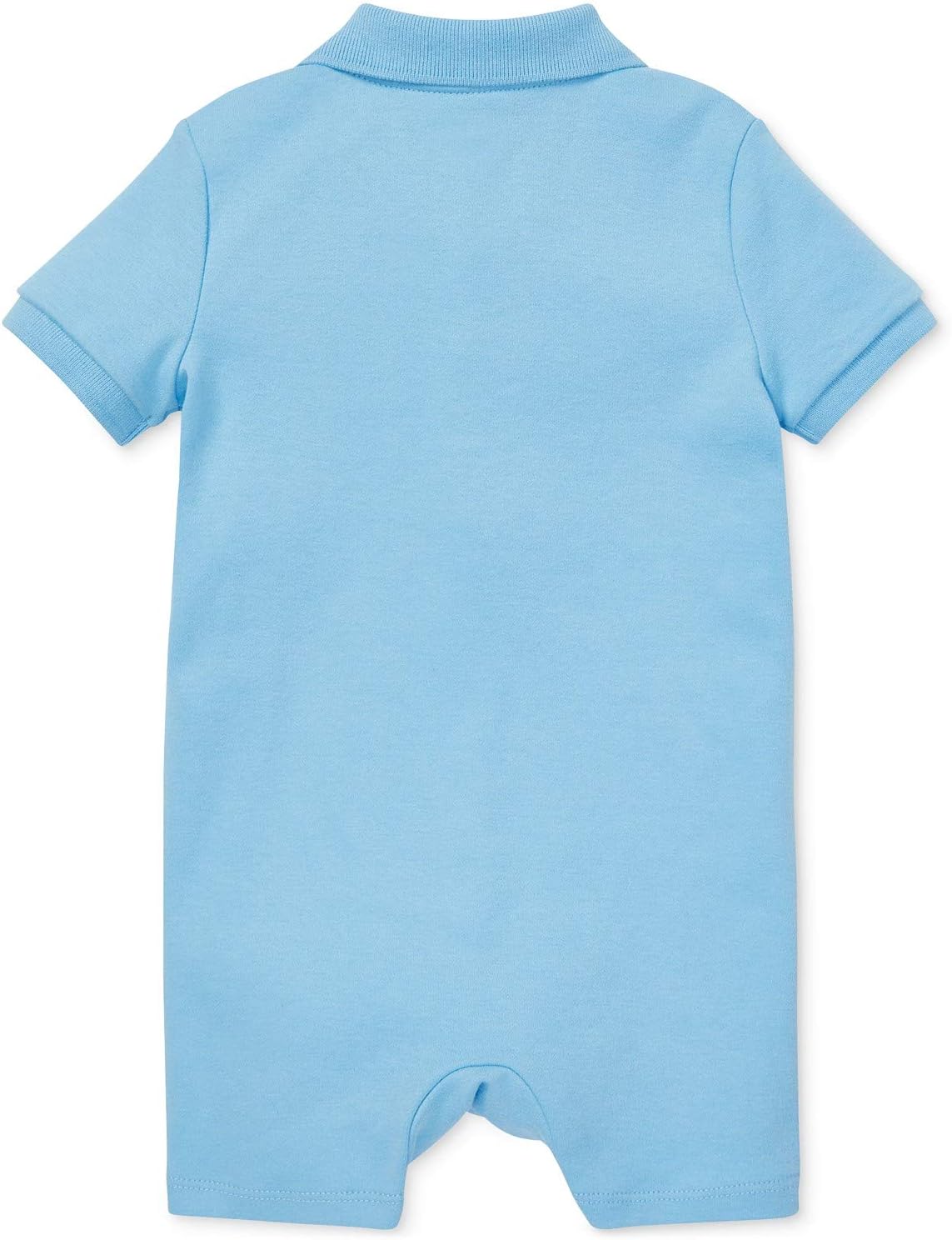 POLO RALPH LAUREN Baby Boys Cotton Interlock Polo Shortall (Suffield Blue(4004)/Black