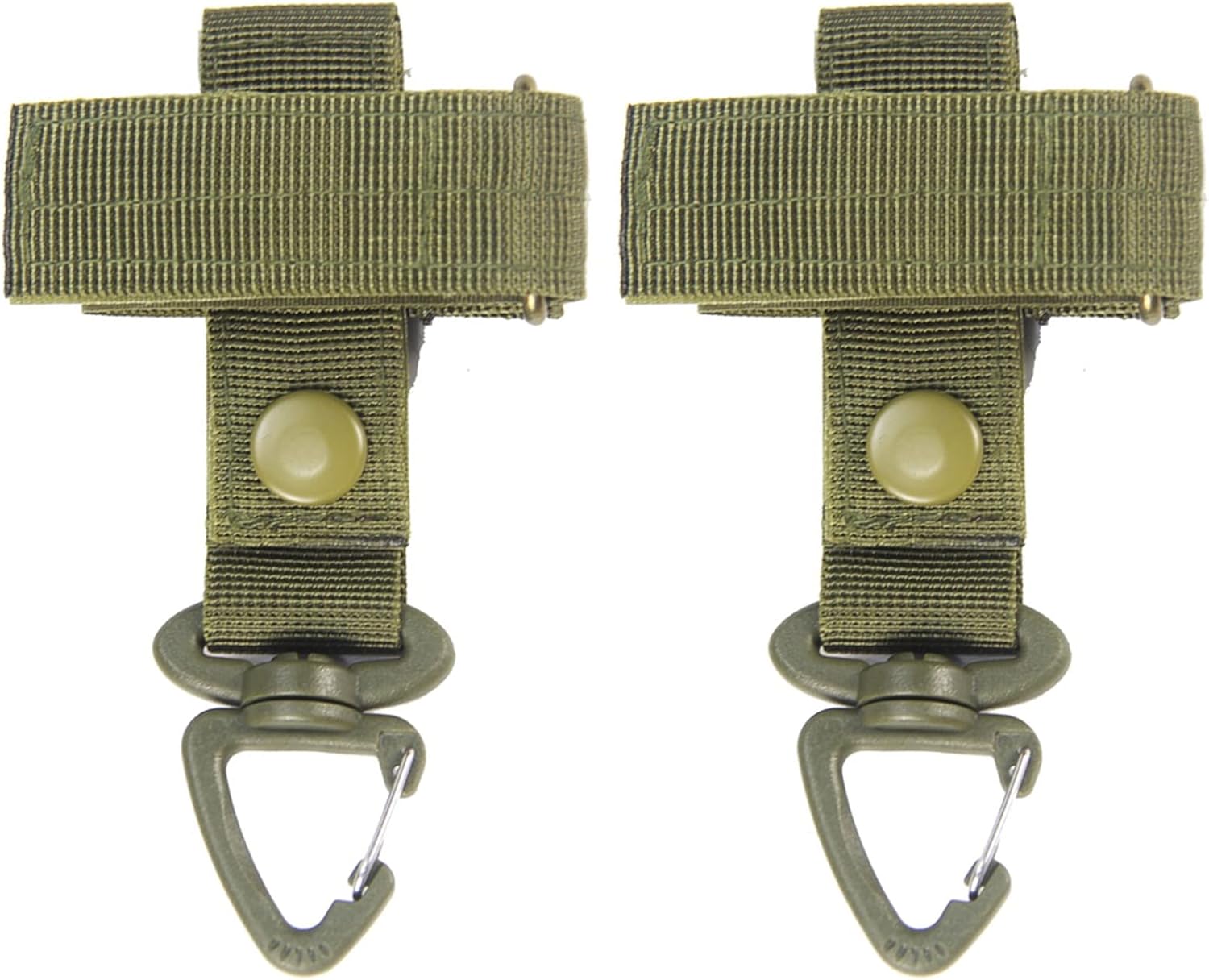 LIVANS Tactical Gear Glove Holder Strap, Molle Key Ring