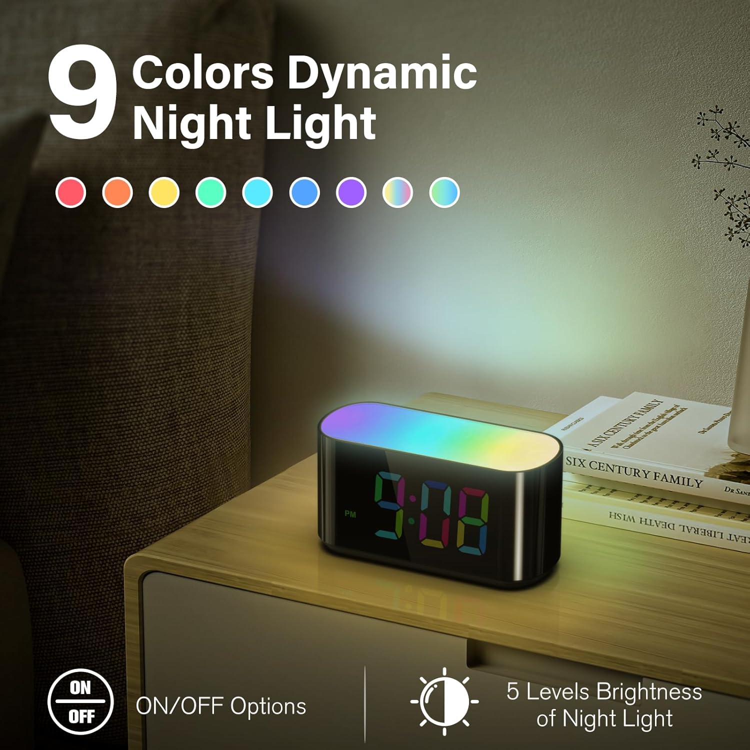 Transform Your Sleep: A Review of the HOUSBAY Digital Alarm Clock with Dynamic Night Light