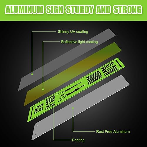 Miniatura 4 de Zonon 4 letreros de seguridad para niños en juego con alambre de metal con estacas en H de precaución para niños en el juego, letreros reflectantes