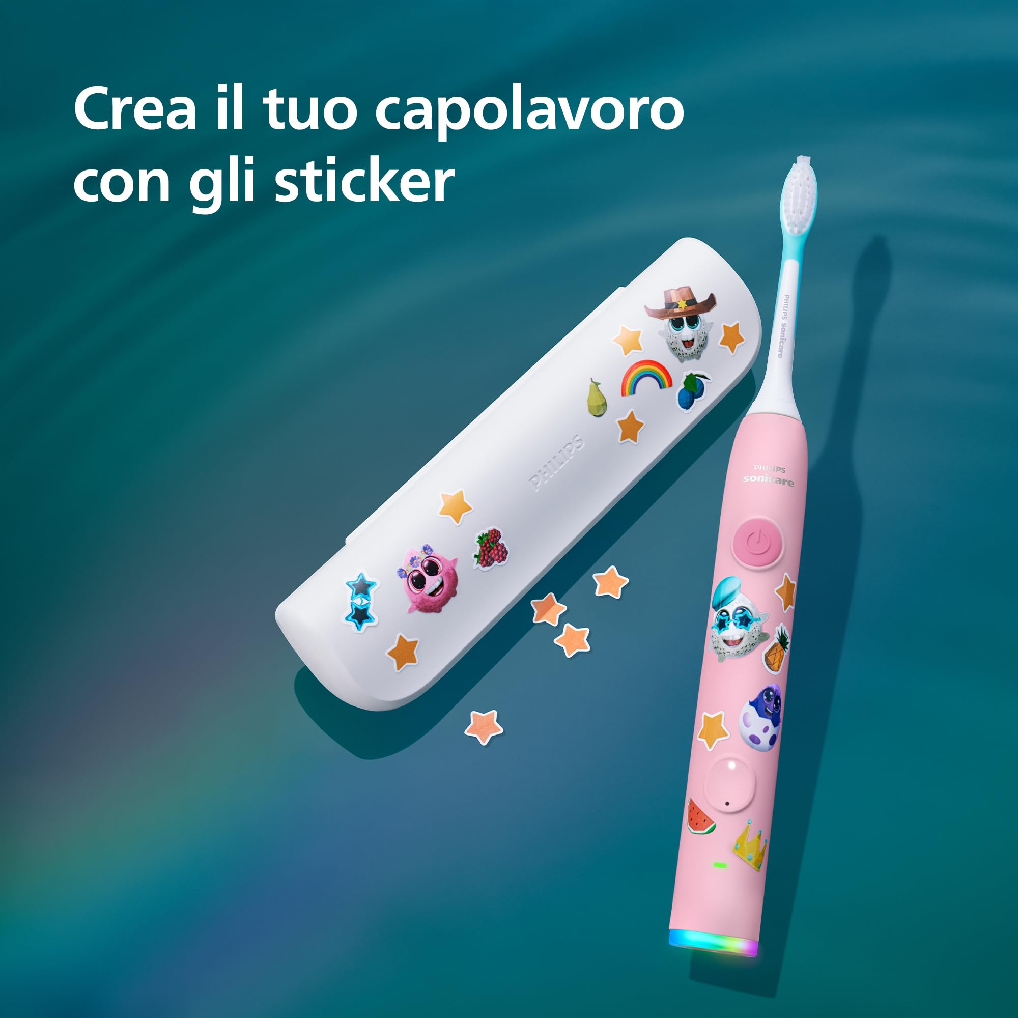 HX6600/11 POWER TOOTHBRUSH PINK HNDL, SF