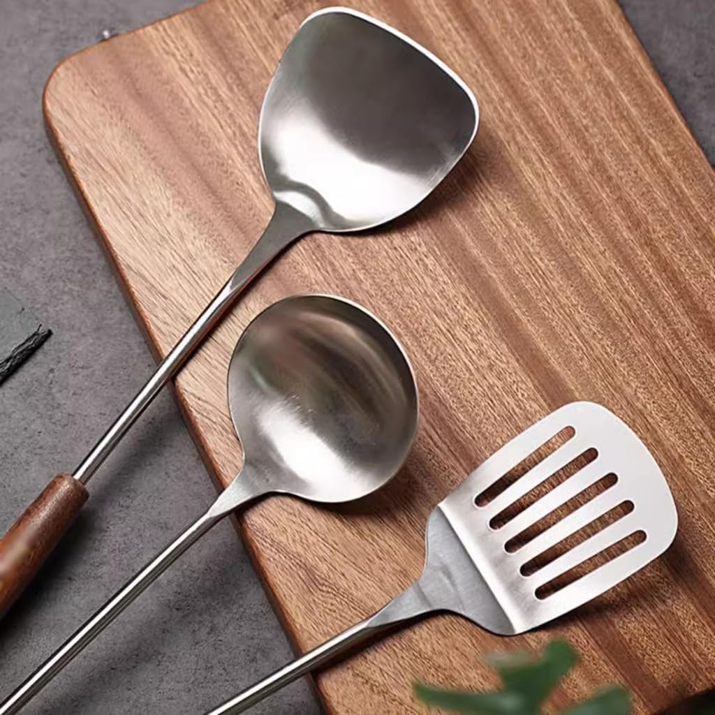 DUYHBAWRS-779 Kitchen Utensil Sets Non-Stick Long Shank Matter Mixture Shovel Dinnerware