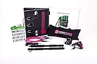 Vista 2 de BodyBoss 2.0 por 1loop - Paquete completo de entrenamiento de gimnasio en casa, incluye 2 bandas de resistencia, barra de resistencia plegable, asas